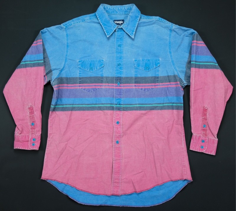 80s button shirt