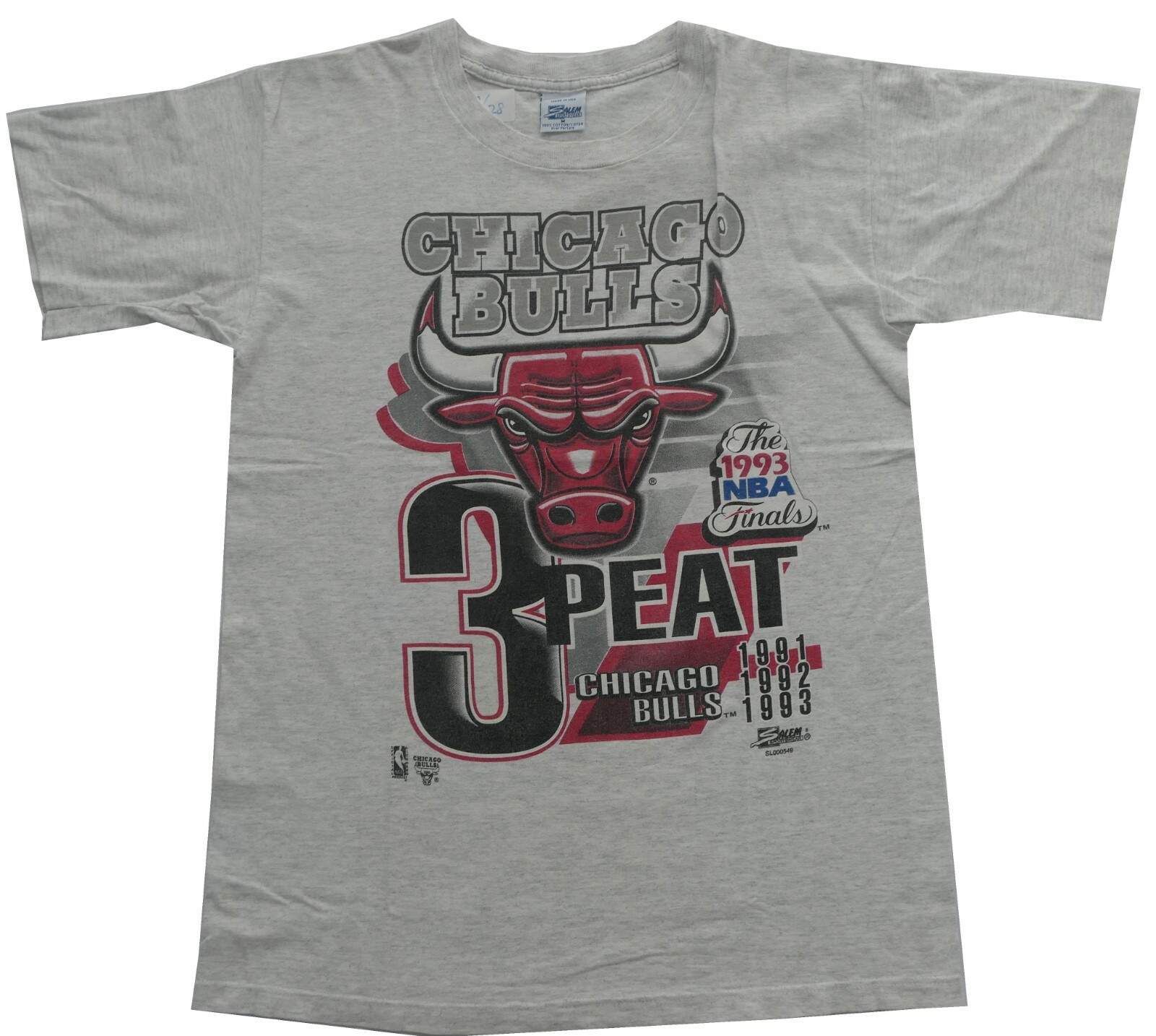VTG THE 1993 NBA FINALS 3 PEAT CHICAGO BULLS SALEM