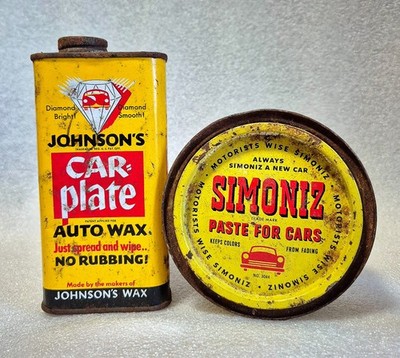Lot Bidon Johnson's + Boite SIMONIZ - No bidon d'huile