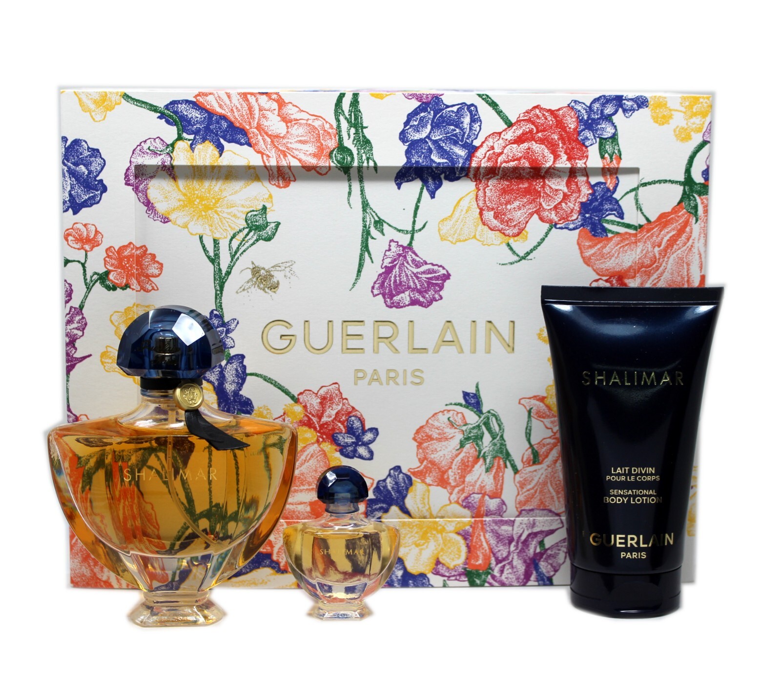 GUERLAIN SHALIMAR 3 PIECE GIFT SET EAU DE PARFUM SPRAY 50 ML