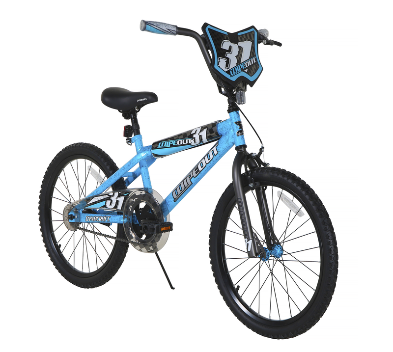 20 In. Boy'S Wipeout Bike, Blue