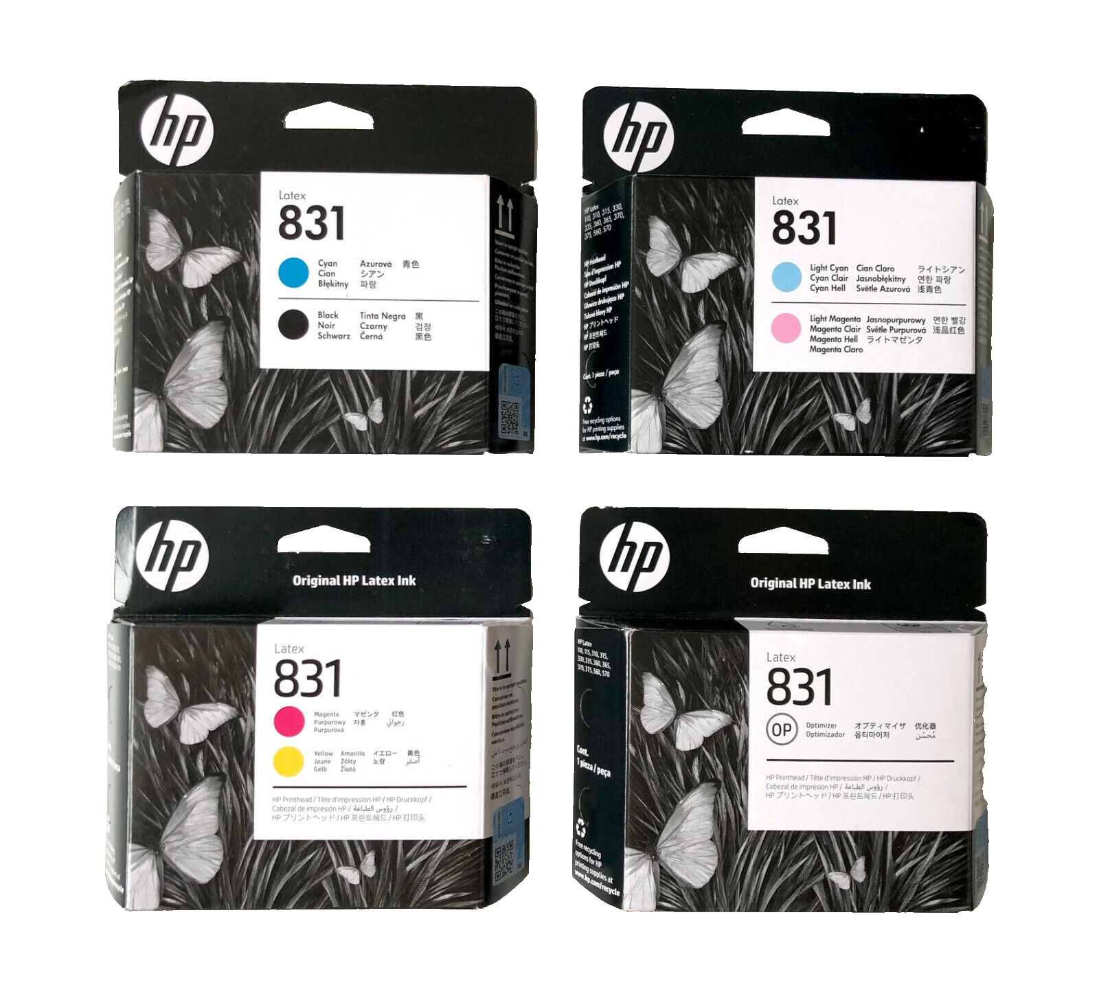 4 x Printhead HP Latex 310 315 330 335 360 / No. 831 CZ677A