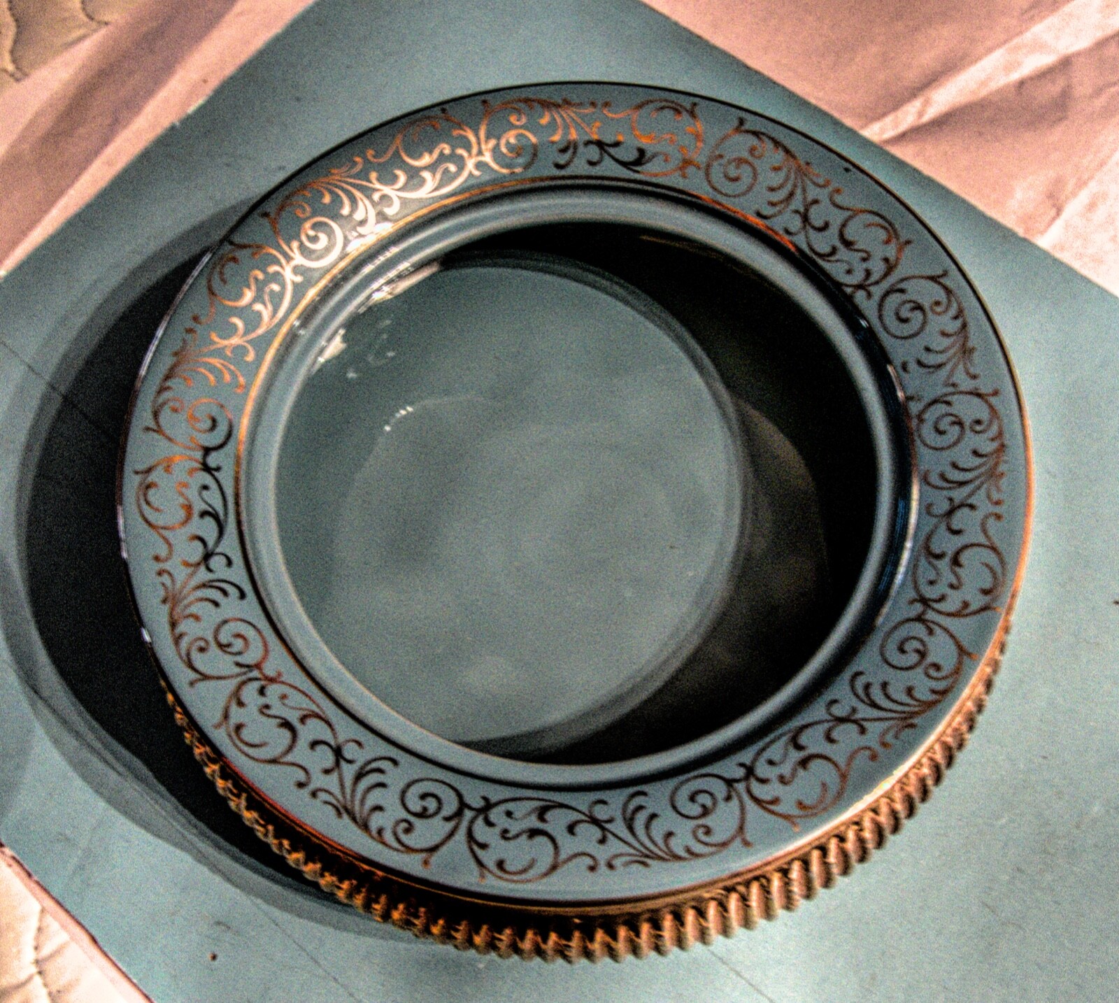 Candy  Dish Fine China N&C Golden Century Italy 5058 27