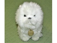 white pomeranian plush