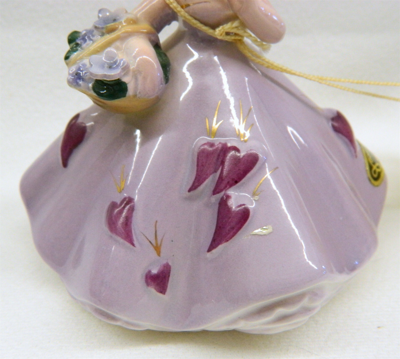 Vintage Josef Originals February Birthday Girl Figurine w/ Hang Tag!