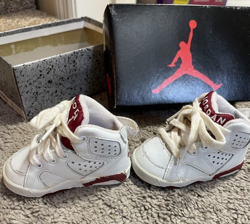 新品 90s ナイキ 1991 INFANT JORDAN COLLECTION Nike Jordan Nike Vintage Original OG 1990 6 Infrared Baby