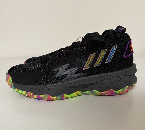 Adidas Dame 8 Big Mood Mens Sz 7.5/ Women's Sz 8.5 Black