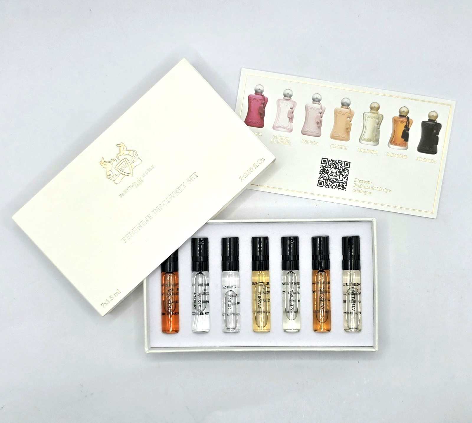 🩵 Parfums De Marly Feminine Discovery Set Eau De Parfum 7 x 1.5ml