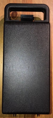 Black Audio Cassette Hard Plastic Carry Case Holds 10-14