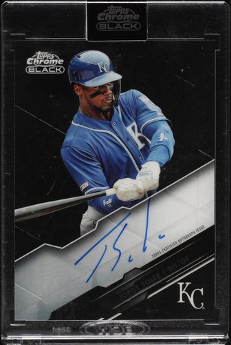 2020 Topps Chrome Black - Jorge Soler #CBA-SOL