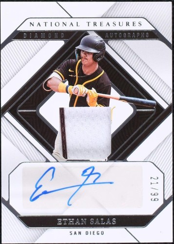 2023 Panini National Treasures - Ethan Salas #DIA-21