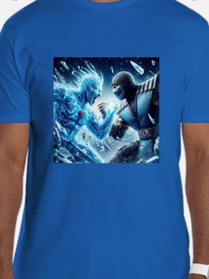 Mortal Kombat Sub Zero VS Iceman Cool Shirt T shirt