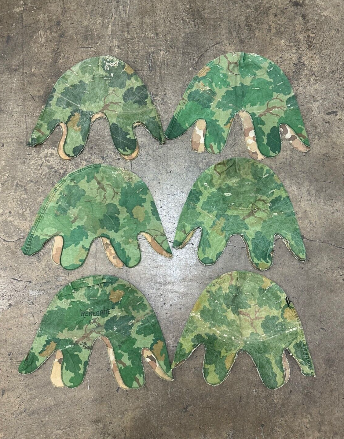 USGI Mitchell Pattern Helmet Cover, Vietnam War US Army USMC, T-103