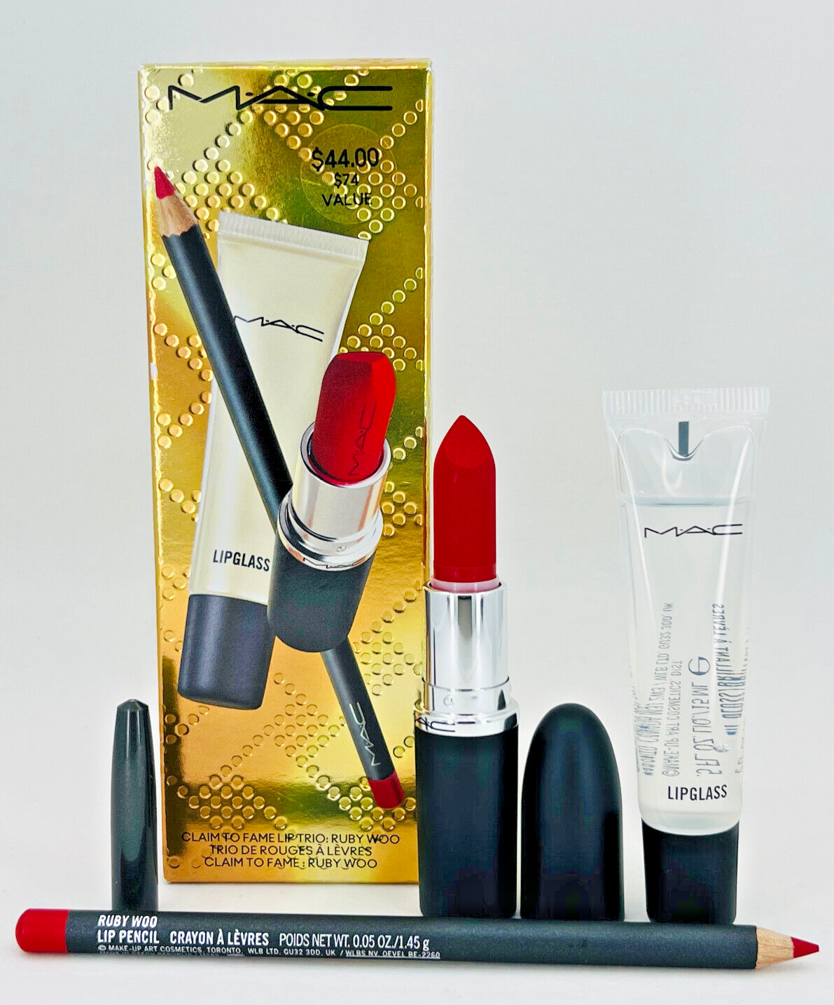 新品MAC keepsakes Red lip bag限定コフレRuby Woo MAC Keepsakes Red Lip Bag | Lenallure