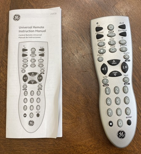 24938 Tv Sat Cable Dvd And Vcr With Instruction Manual