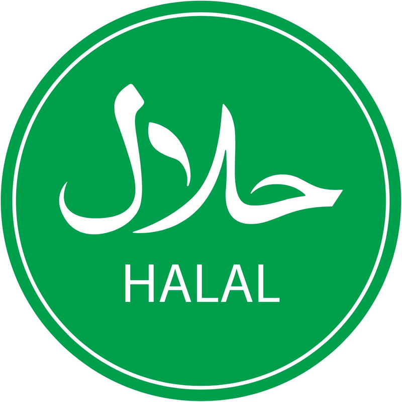 1.5 Inch 300 PCS Halal Stickers