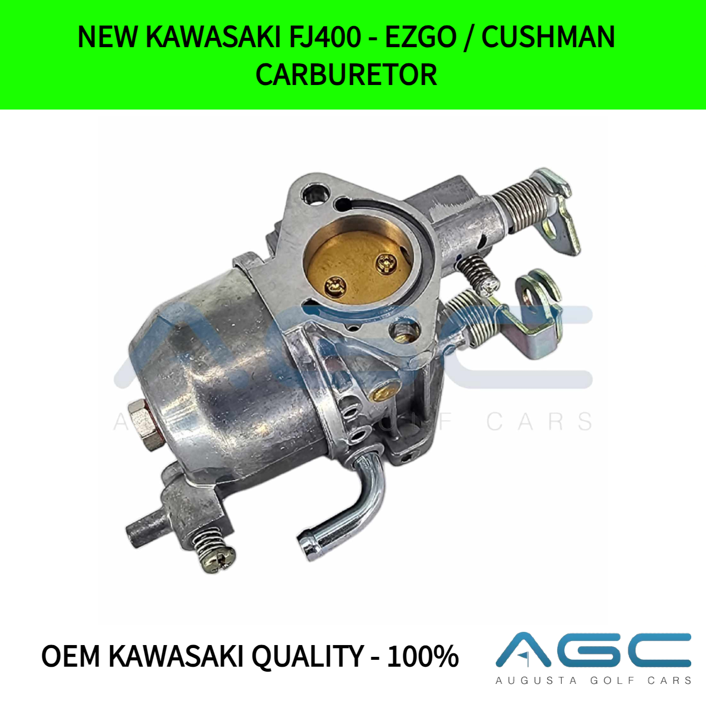 NEW OEM EZGO CUSHMAN KAWASAKI FJ400 CARBURETOR - 100 NEW OEM EZGO CUSHMAN KAWASAKI FJ400 CARBURETOR - 100