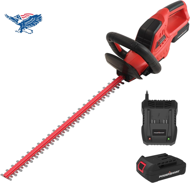 20V MAX 18-Inch Hedge Trimmer Cordless, Lithium-Ion Battery Powered Shrub Trimme