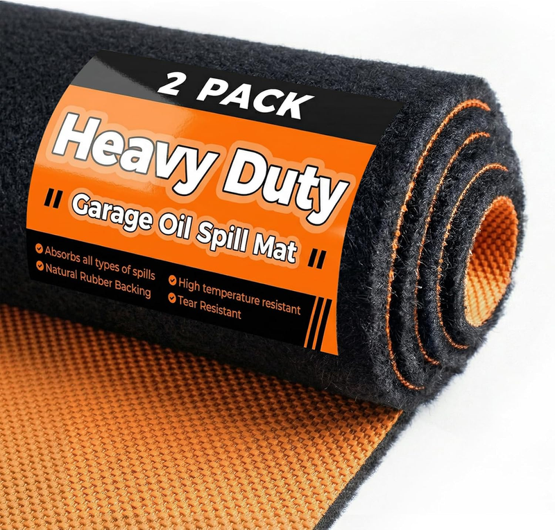 2‑Pack Heavy Duty Oil Spill Mat 64