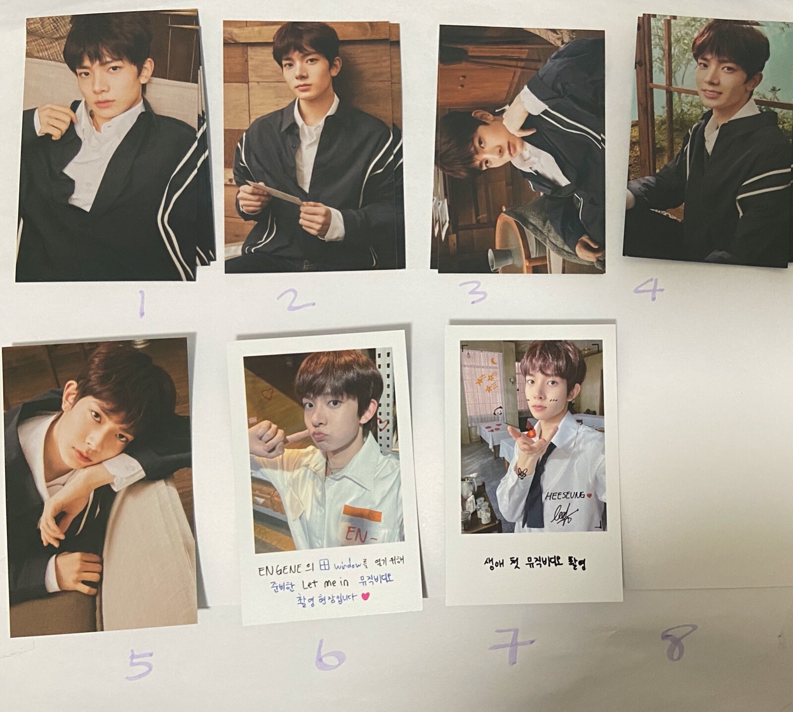 ENHYPEN FC 特典　offcial majazine Enhypen FC Newsletter questionnaire 2022 Official Photo Card