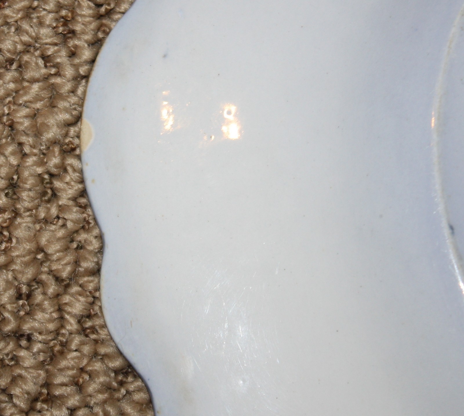 Antique Myott's Staffordshire Flow Blue Platter 