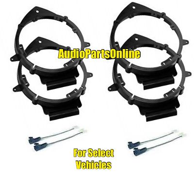 Door Speaker Install Plate Kit Combo for some GM GMC Savanna Acadia Sierra Yukon