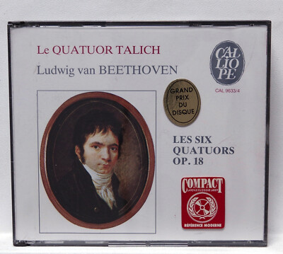 TALICH QUARTET   BEETHOVEN the 6 quartets op.18   CALLIOPE 2xCDs NM