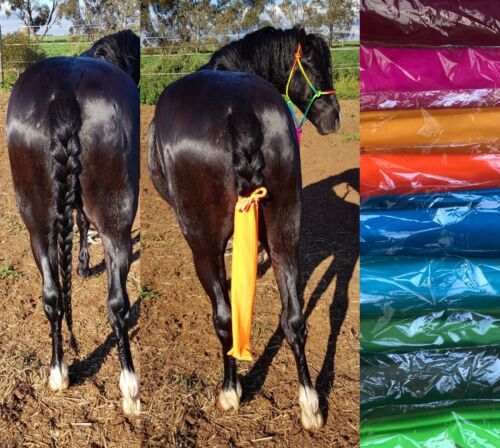 Horse Tail Bag Guard Protector For Horse Or Pony Soft Colourful Lycra Easy Tie