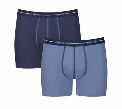 SLOGGI MEN START, SHORT BRIEF, 96% STRETCH COTTON, TWIN PACK, IN MULTI-COLOURS
