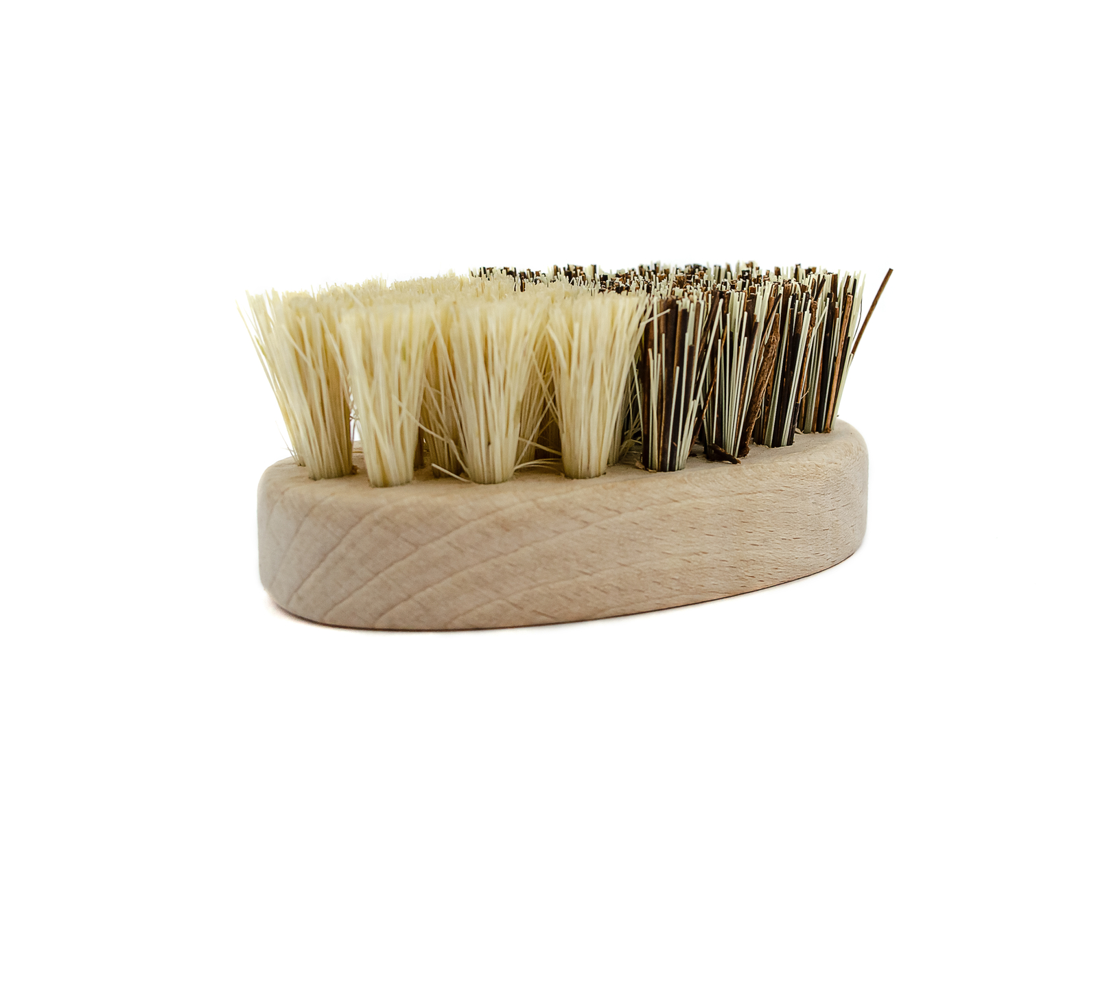 Gemüsebürste, Handbürste, Holzbürste, Bürste aus Naturholz, 2 Borstenhärtegrade