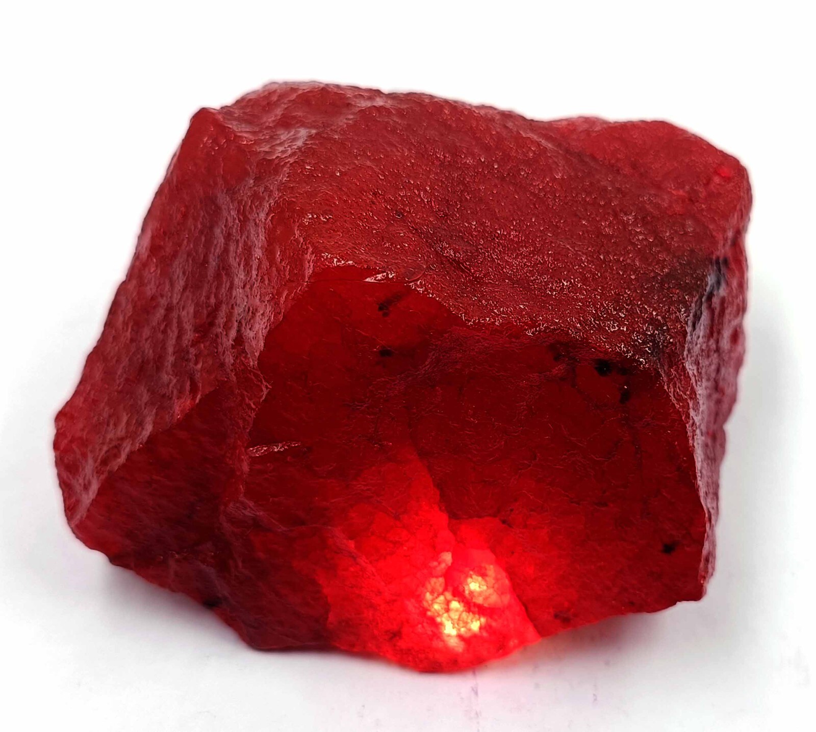 Rubyページ Dyed Precious 482.95 Ct Natural Red Ruby Uncut Rough EGL