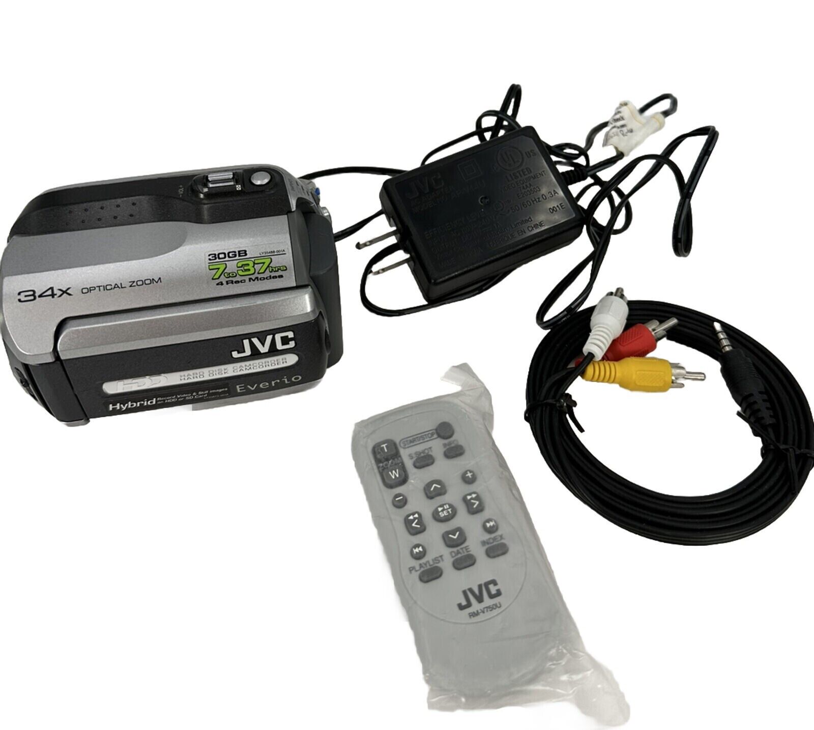 JVC Everio 30GB Dual Memory Camcorder GZ-MG130U Bundle 34x JVC Everio 30GB Dual Memory Camcorder GZ-MG130U Bundle 34x