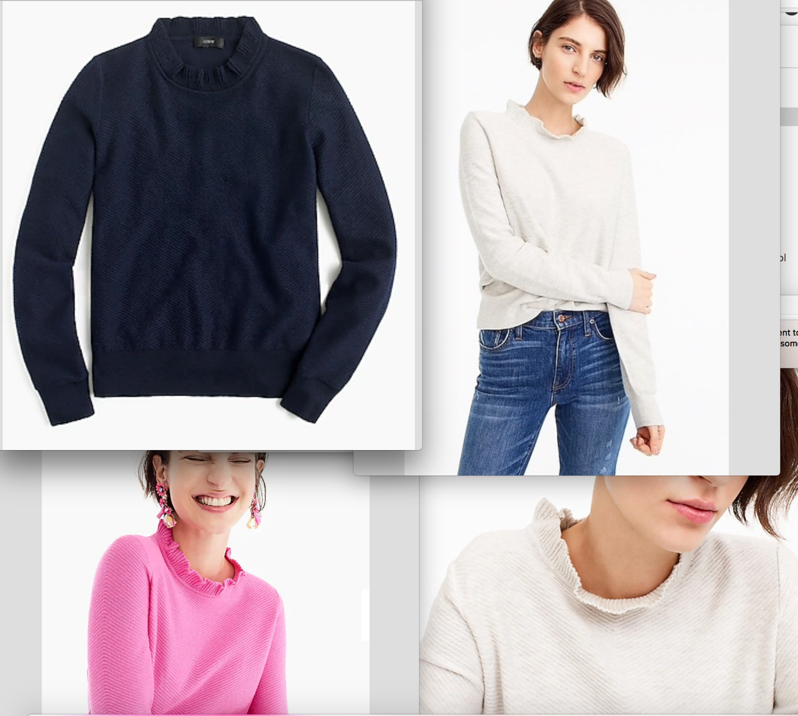 トップス J.CREW HANDKNIT WOOL SWEATER  DM351 s-l400.jpg