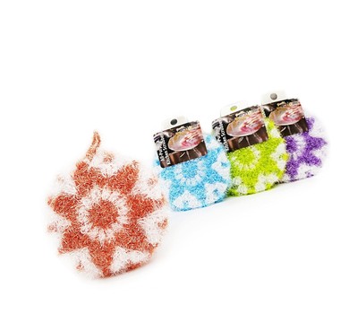 New [Set of 4] Hand Crochet Non-Scratch Dish Scrubber| Double Layered Durable...