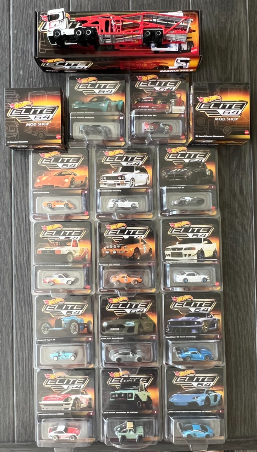 Hot Wheels Elite64 ミニカー 4台セット Every Hot Wheels Elite 64 | Complete Collection - YouTube