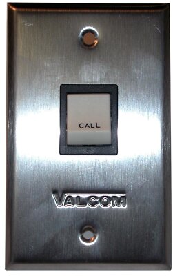 VALCOM Push Button Call Switch 6 Pack V-2972PK UPC 799111011455 - Installatio...