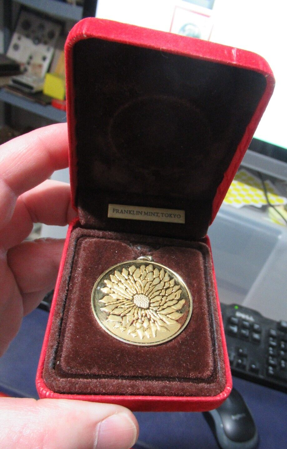 RARE: Gold Plated 0.925 Sterling Silver Japan Medal RARE: Gold Plated 0.925 Sterling Silver Japan Medal