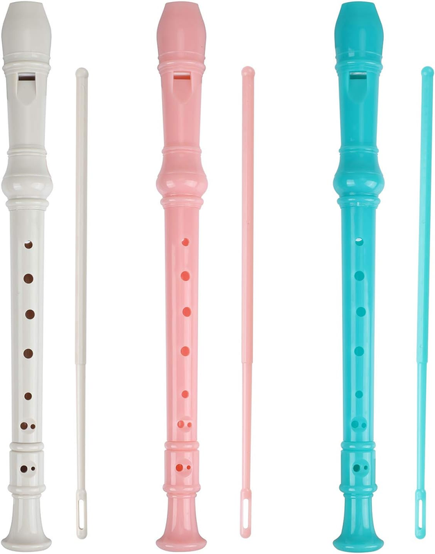 Descant Flauta Recorder 8 Hole Abs Clarinet German Style Tre
