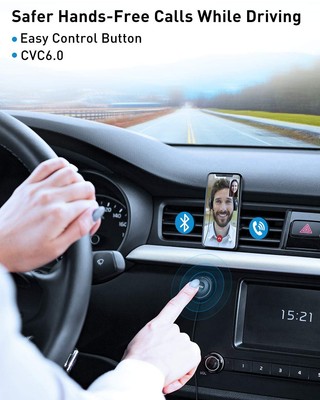 Bluetooth Car Kit 3-in-1 Dual USB Car Charger And Ground Loop Noise Isolator