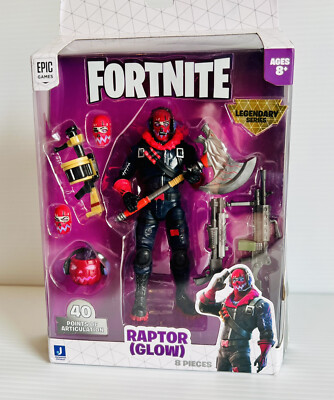Fortnite Legendary Series RAPTOR GLOW 6'' Figure Epic Games NEW