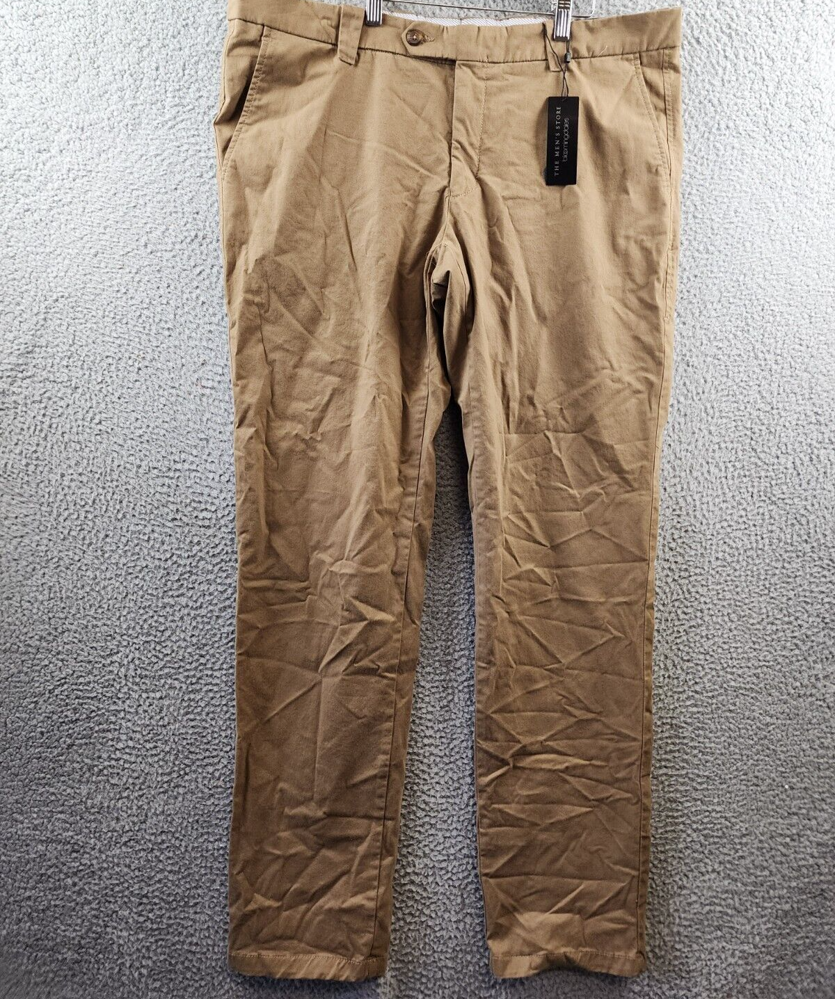 The Men's Store at Bloomingdale's Classic Fit Chino Pants Men's 38Wx34L Tan - Picture 2 of 14