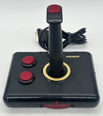GRAVIS Vintage Analog 15 Pin Video Game Joystick Flight Stick PC Controller  