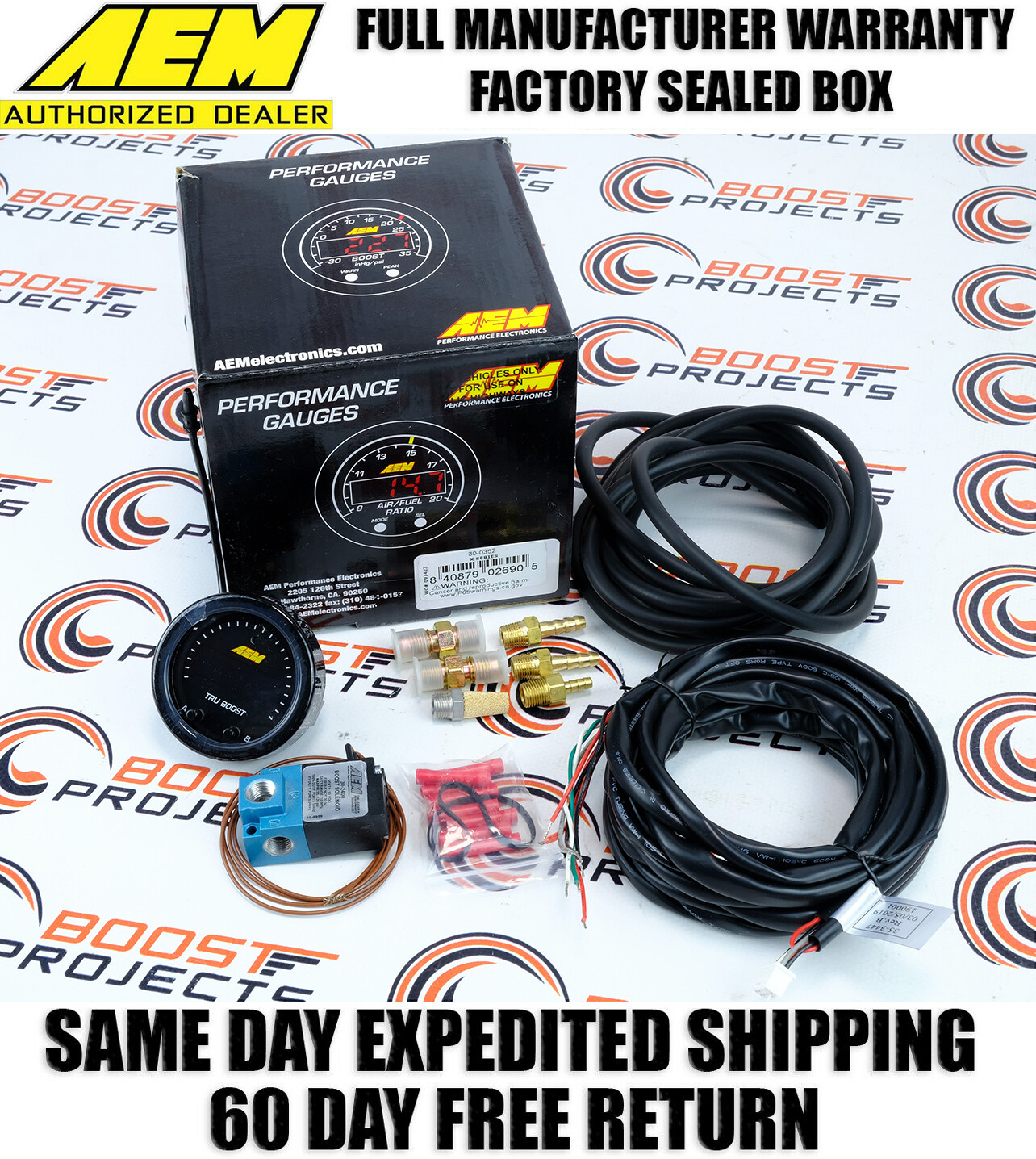 AEM X-Series Tru-Boost Electronic Boost Controller Gauge -29