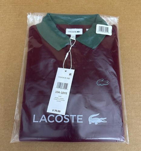 【LACOSTE】 SKIPPER POLO SHIRT サイズ5 LACOSTE ポロシャツ 「別注」「LACOSTE」 ピケ スキッパー