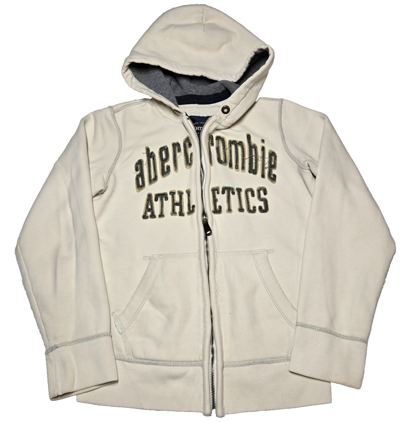 Vintage Y2K Abercrombie Fitch Sweatshirt Mens Small Full Zip