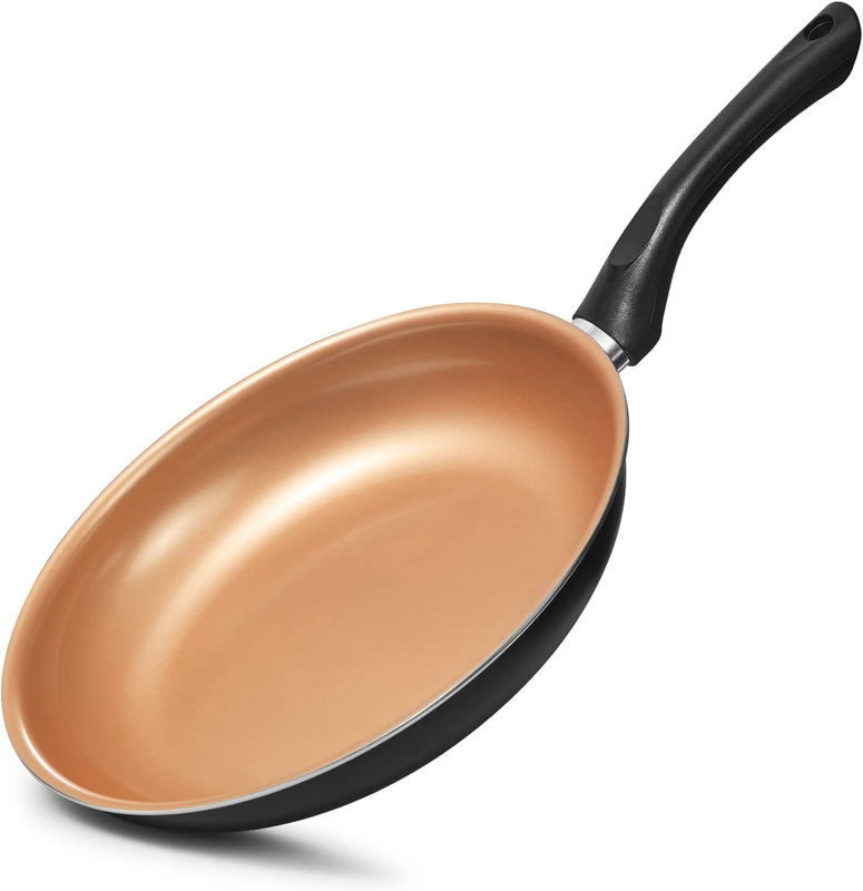 , Non Stick Frying Pan Small Copper Skillet, Egg Pan Nonsti