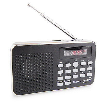 Kleines Radio mit MP3 und USB von Dynavox, Badradio, Reiseradio, für unterwegs