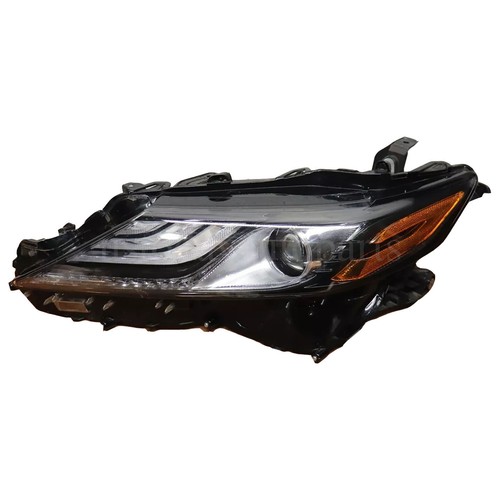 Left Headlight For 2021 2022 Toyota Camry XSE Driver Black W/LED Signal Lamp