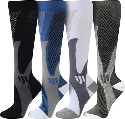 S Wide Calf For Women Men，20-30mmhg Extra Lar
