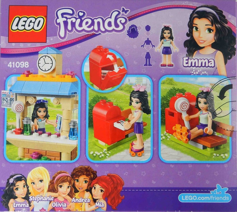 LEGO Friends 41098 Emma's Tourist Kiosk Set Emma Mini-Doll Shop